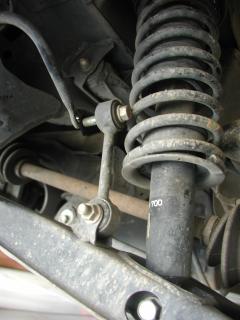 This is the end-link disconnected from the sway bar